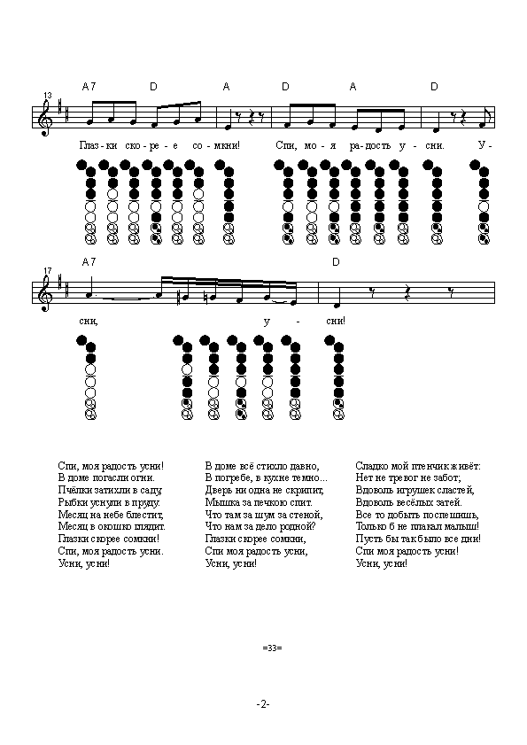 Мелодии для блокфлейты